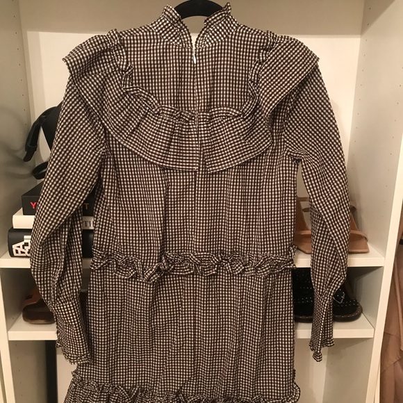 Ganni Charon Dress Sz 34 - Picture 6 of 8